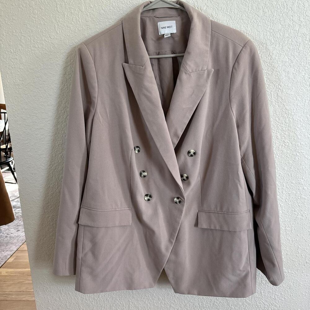 Nine west taupe blazer